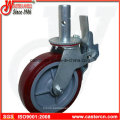 Wanda Supplier High Quality Scaffold Caster with 8 Inch TPU Wheel